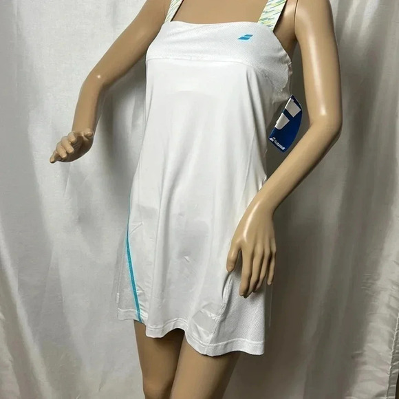 Exercise dress,sport dress,tennis dress,activewear white,NWT , vtg tag - Picture 1 of 14